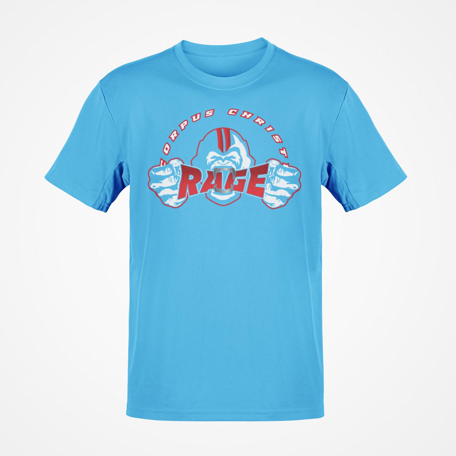 Corpus Christi Rage T-Shirt - Indoor Football 2017 Defunct Team Logo Tee XXXL