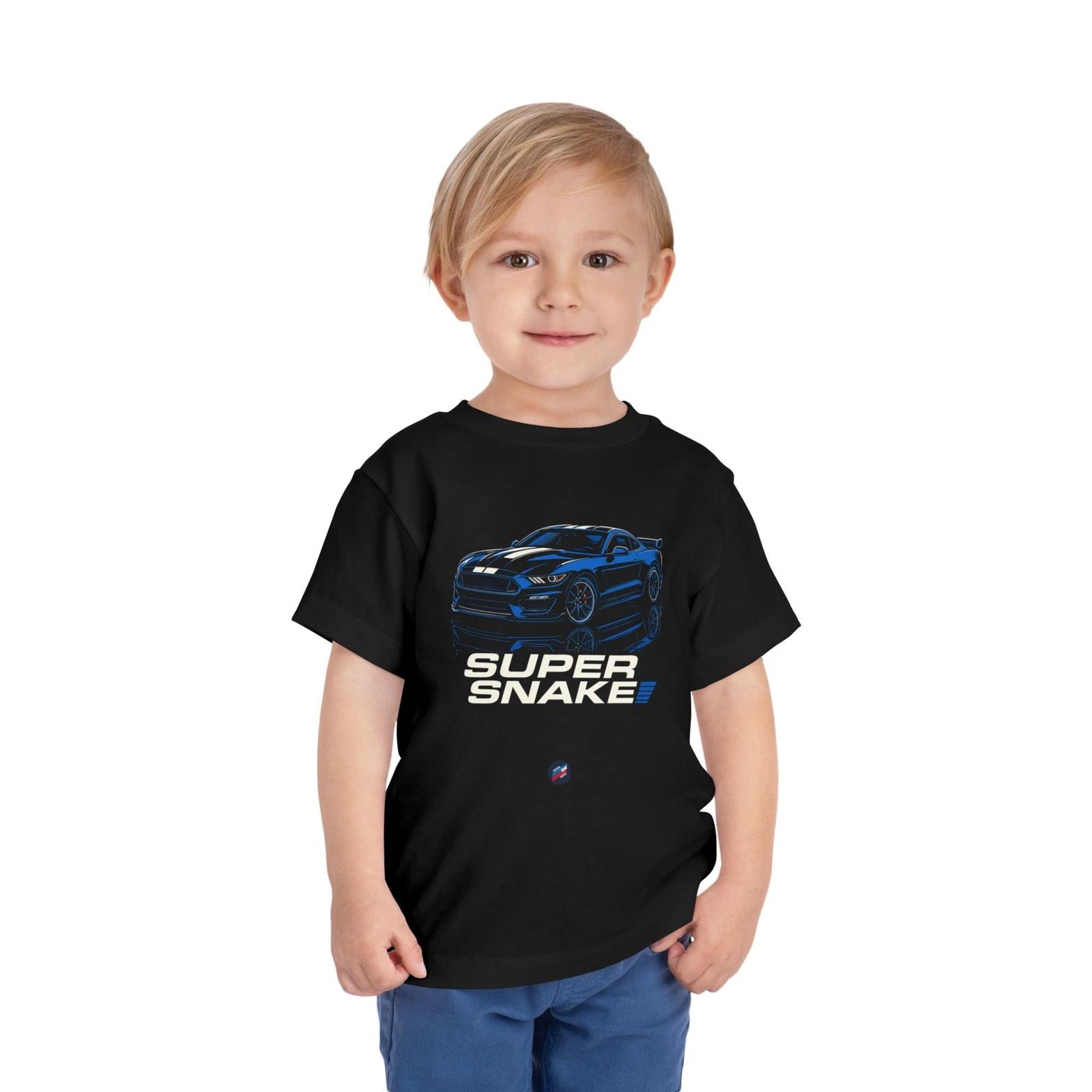 Toddler 2022 Mustang Super Snake T-Shirt Kids Muscle Car Tee 2T-5T XXXXL