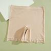 New Women's Seamless High Waist Boxer Short Sexy Lace Solid Color High Elastic Underwear Female Soft Comfortable BoyShort S-XXL