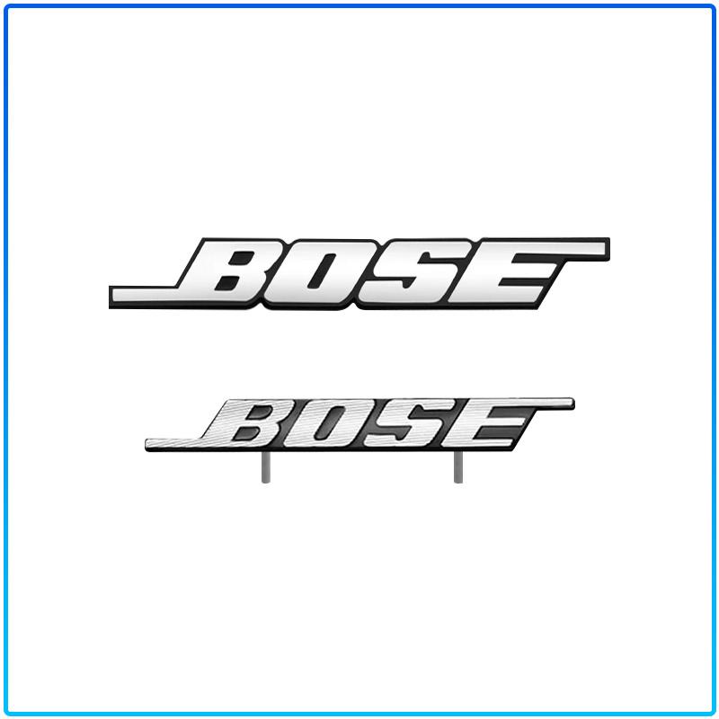 Neues BOSE Buchstabenlogo Auto-Audio-Stereo-Abzeichen Selbstklebender Metallaufkleber Für Autotür Lautsprecher Hochtöner Modifikation