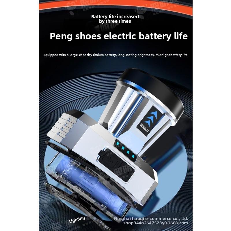 LED Strong Light Headlight USB Charging Multifunctional Outdoor Night Running Light Compact and Portable Fishing Headband Light