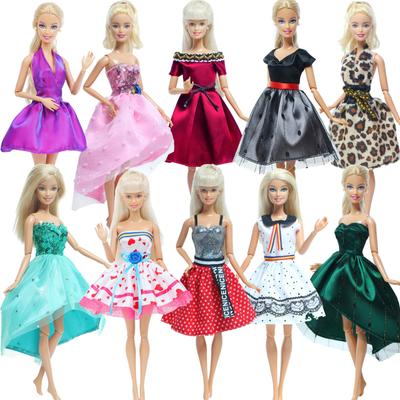 Puppenkleidung für 30cm Puppen Mode Party Ballkleider Abendessen Outfits Zubehör für 1/6 11,5 Zoll Puppe Wunderschönes Mädchen Spielzeug