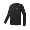 Fitness Series Simple Fashion Sports Casual Training Comfortable Crew Neck Pullover Sweatshirt Men Sweatshirt Deep-Black A11M611210FBK