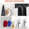 2er-Pack Klebrige Klare Hut-Haken Display- und Aufbewahrungsständer für Baseballkappen Acryl-Hut-Organizer für Männer Frauen