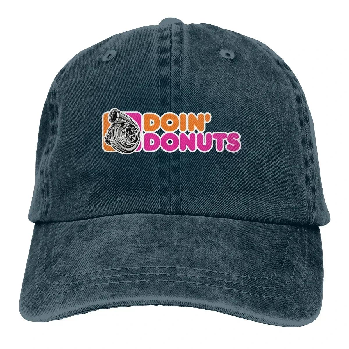 Doin Donuts Funny Drifting Car Racing Enthusiast Parody Tee Baseball Cap Cowboy Hat Peaked Cap Cowboy Bebop Hats Men and Women One Size