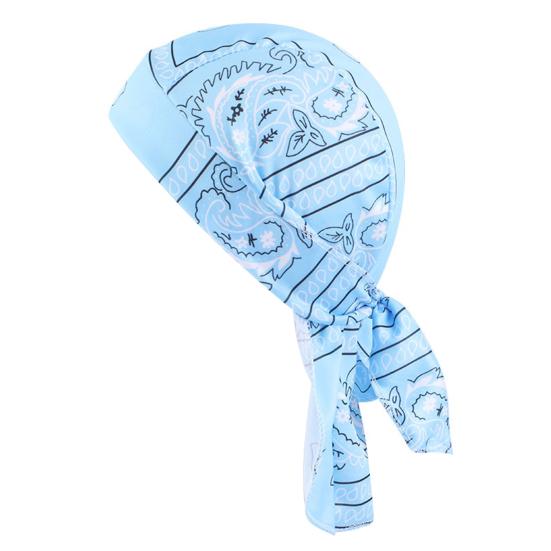 Cappello da Pirata in Tessuto Traspirante con Stampa di Anacardi Poliestere Spandex 1 Pezzo