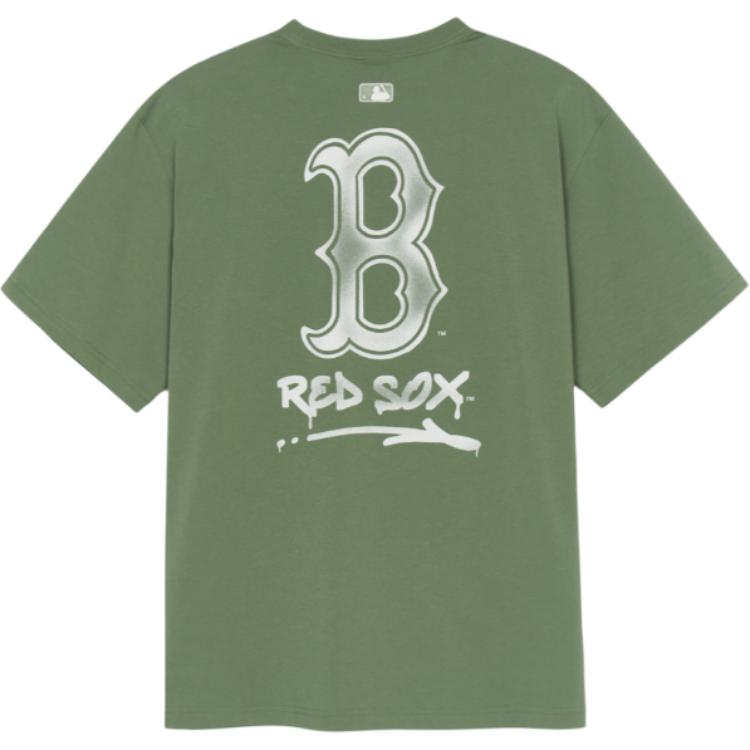 New MLB T Shirts Men's Green 3ATSB5153-43KAP