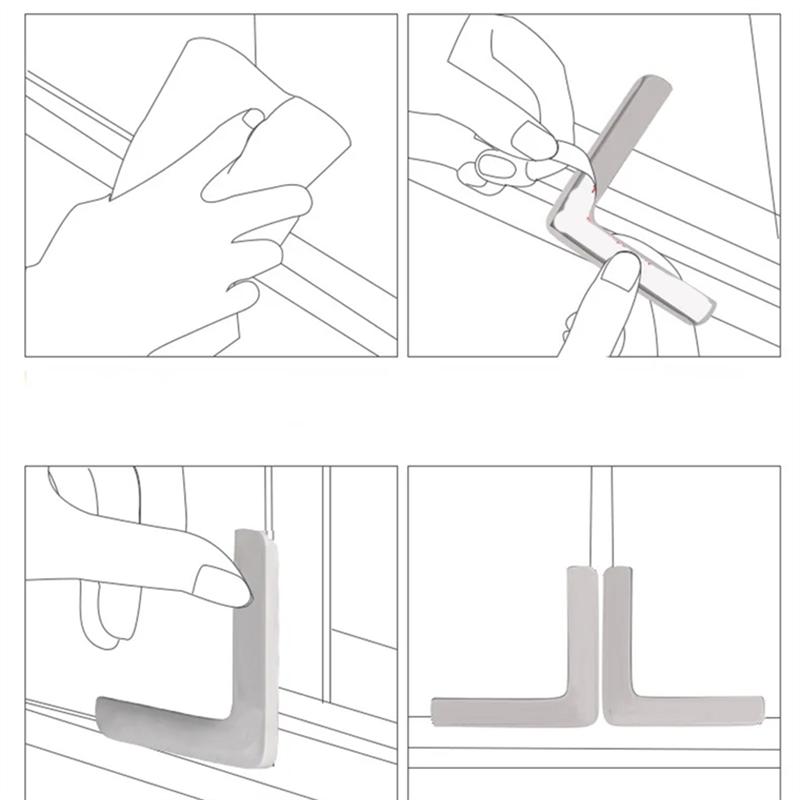 Good-L-Shaped Anti-Collision Protective Cover Soft Desk Edge Protective Cover Anti-Collision Protective Cover