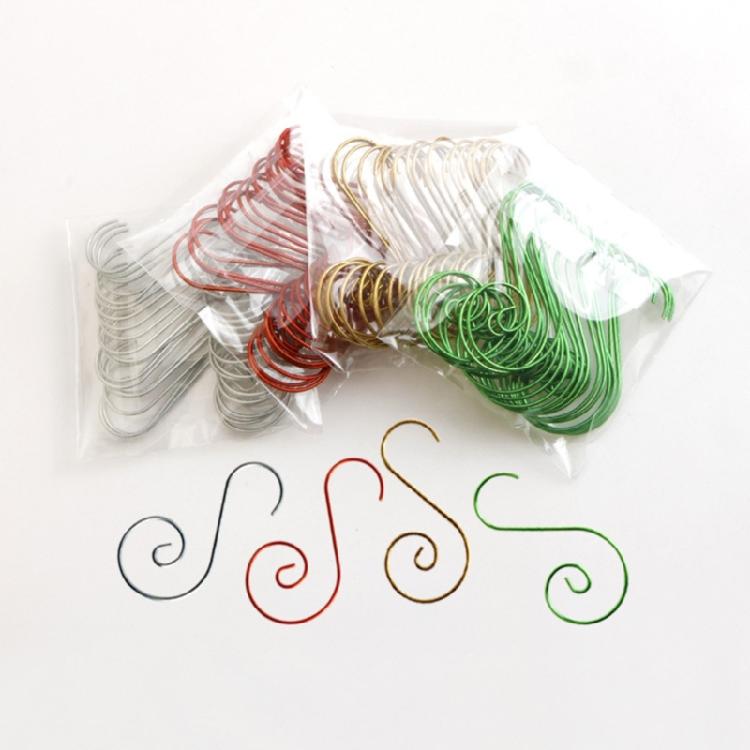 Christmas Tree S Shaped Hooks 20pcs Metal Holiday Birthday Party Decoration