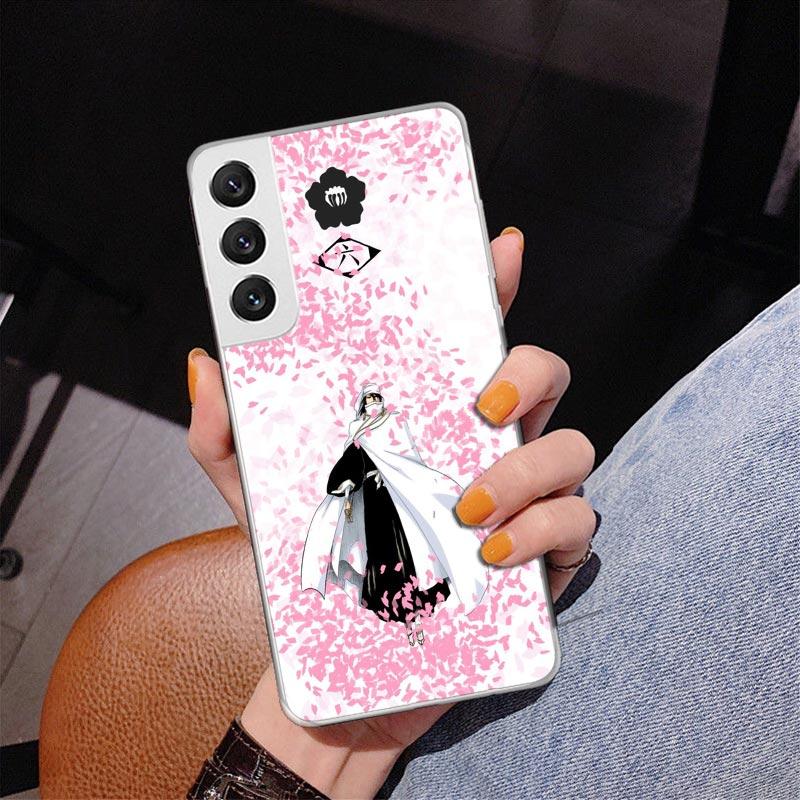 Bleach Kuchiki Byakuya Phnoe Case for Samsung Galaxy S26 S25 Edge S23 S24 Ultra S22 Plus S21 S20 FE Unique Cover Soft Coque Gala