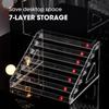 Clear Multi-Tier Nail Polish Display & Storage Organizer