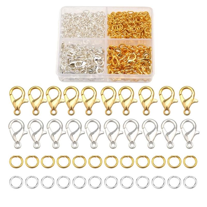 

Брелок с цепочкой, застежками-лобстерами и кольцами для изготовления ювелирных изделий