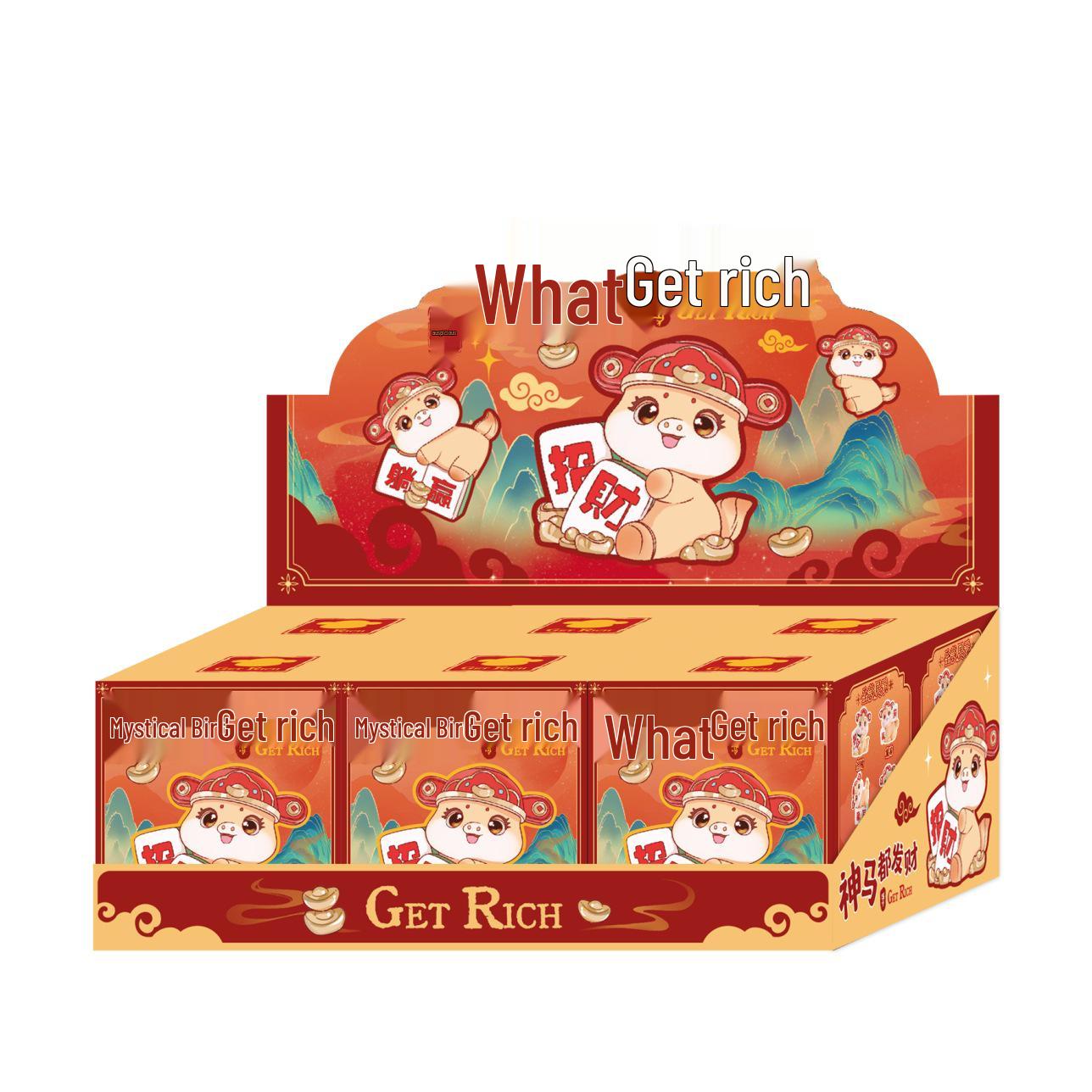 

2026 Year of the Horse Prosperity Ornament - Perfect Gift for New Year s and Annual Meetings Random 1 Horse