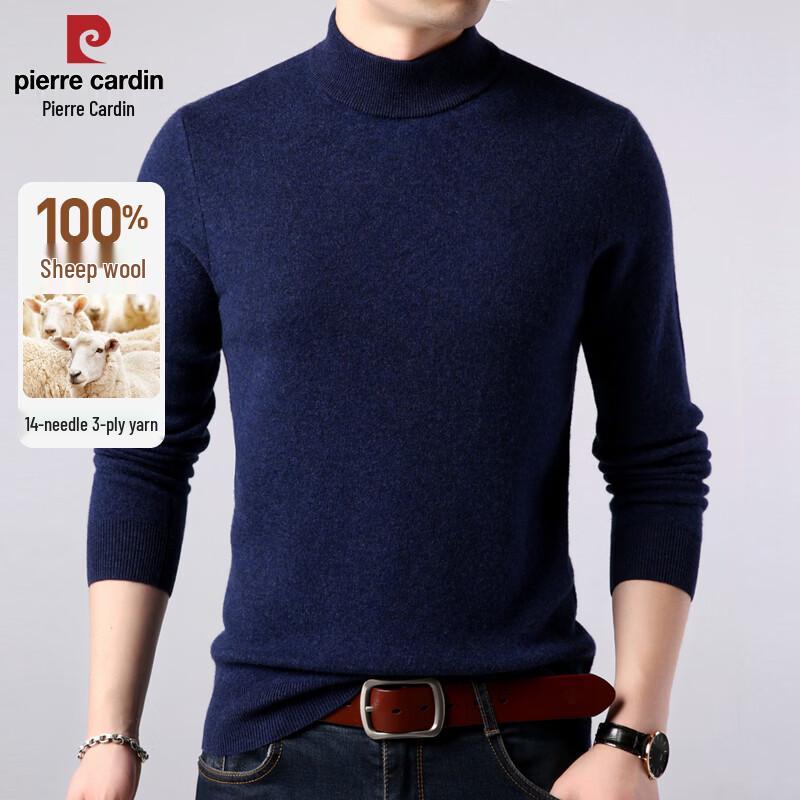 Pierre Cardin Men's 100% Pure Wool Pullover Sweater