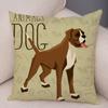 Office Living Room Home Pillowcase Dalmatian Schnauzer Pillowcase Car Ornaments