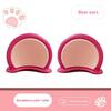 1 Pair Cute Soft Abs Bear Ear Decorations Lovely Kawaii Appearance Fit For Scooters Motorcycles Helmets