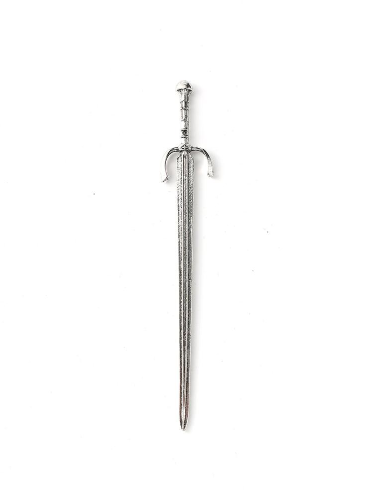 Unique and Unique Women's New Aries Skull Hair Stick Sword Cross Hair Needle Moon Hair Stick Hair Accessories
