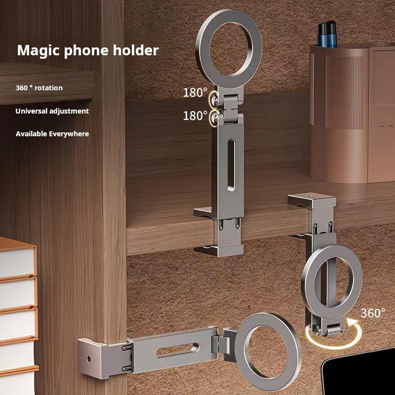 Universelle magnetische Handyhalterung Reise Flexibel drehbar Freisprecheinrichtung Flugzeug-Handyhalterung Für iPhone 16 15 14 13 12 Pro Max