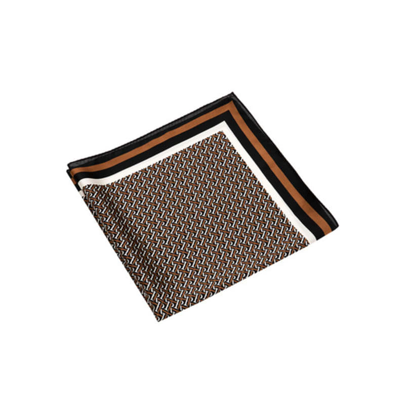 RECLOW RECLOW LAND Signature R LOGO Schal Braun