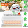 36Eggs Farm Hatchery Incubator Brooder Machine Incubator Egg Hatchers For Chicken Poultry Bird Quail Automatic Egg