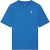 T-shirt da Uomo con Girocollo a Coste, Vestibilità Larga, Manica Corta con Logo 1ME10054974