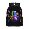 Custom Rainbows Friends Hug It Out Travel Backpack Men Women School Computer Bookbag Video Game College Student Daypack Bags