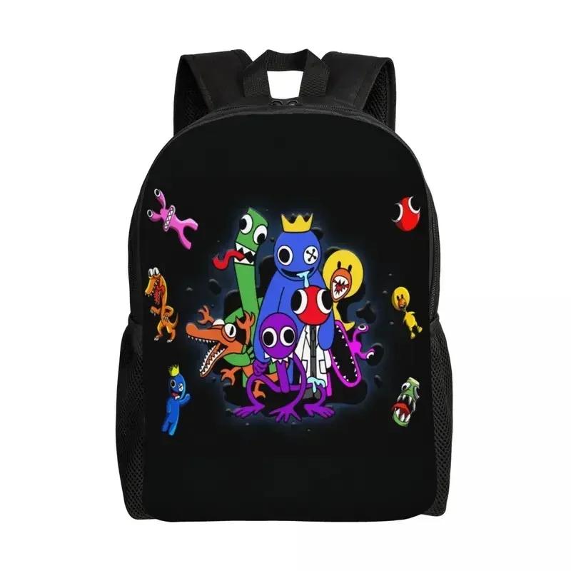 Custom Rainbows Friends Hug It Out Travel Backpack Men Women School Computer Bookbag Video Game College Student Daypack Bags