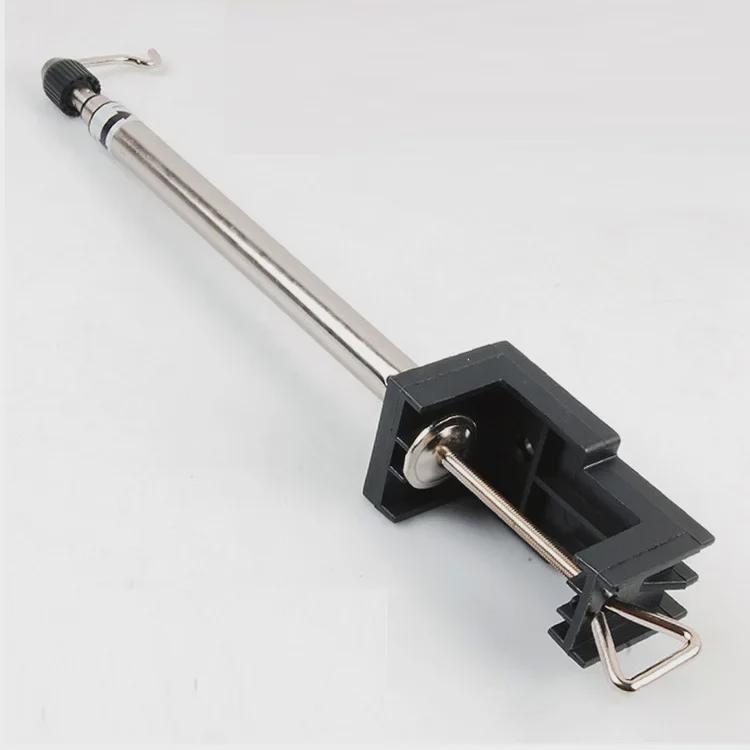 Electric Grinder Telescopic Bracket with Hook - Small Desktop Workbench Support (300g)