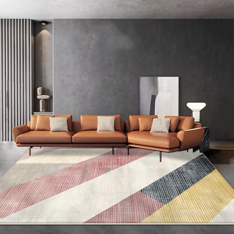 Modern Luxury Carpet for Living Room Decoration Home Fashionable Nordic Sofa Side Floor Mat Big Size Washable Rugs for Bedroom