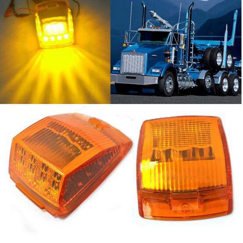

12V Yellow LED Turn Signal Corner Light with 17 LEDs for Ford Roof Oxford Cloth
