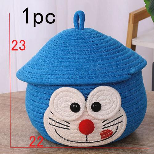 Мультяшный настольный ящик для хранения журнальный столик в гостиной домашняя корзина для хранения фойе закуски разные предметы корзина для сортировки косметики 1pcDingdang Cat 1480₽