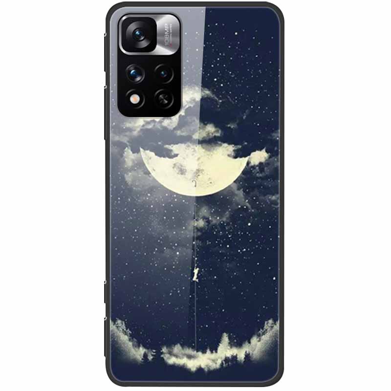 Tempered Glass Case For Xiaomi Redmi Note 11 Pro+ 5G Cover Hard Protective Funda for Redmi Note 11 Pro Plus 5G Soft Bumper 6.67