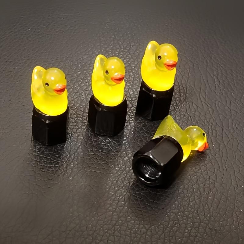 BFL1 4PCS Car Tire Duck Valve Stem Cap Sedan Dust Cap Aluminum