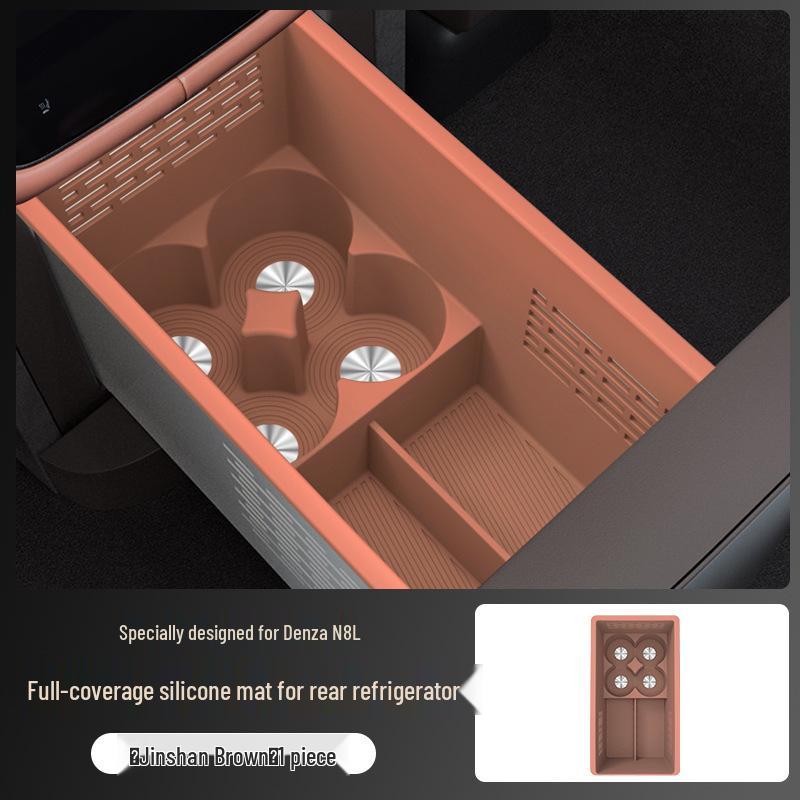

Silicone Anti-slip Cup Mat for BYD Denza N8L Refrigerator Beverage Holder For Denza N8L