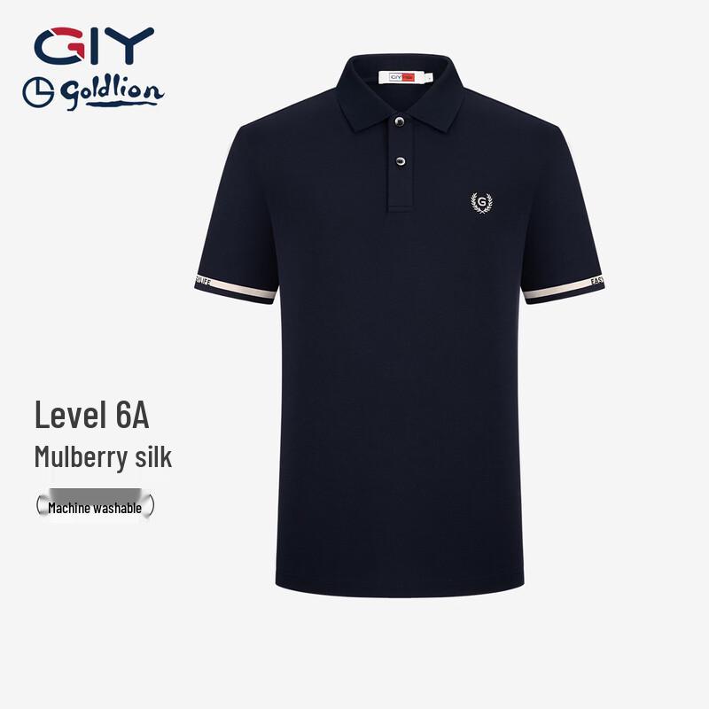 Goldlion Men s Casual Short Sleeve Polo T-Shirt L