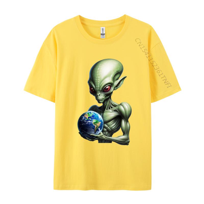 Alien Cosmic Tyrant Tshirt Vintage Birthday Gift TShirt Tees Graphic Design Cotton Men Tshirts Black Large