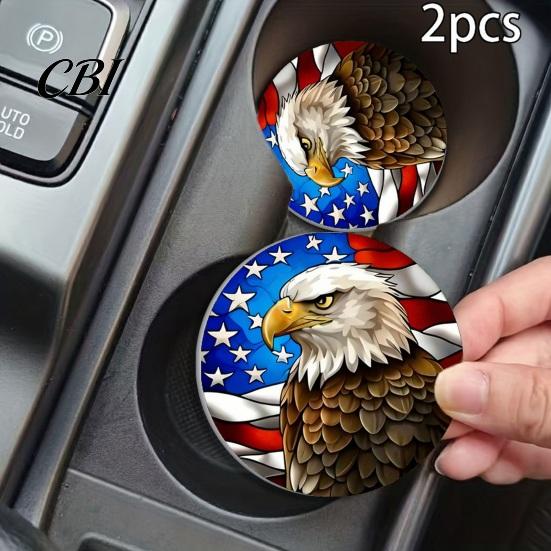 Anti-slip Cup Holder Mat 2PCS Silicone Car Coaster, Heat Resistant Non-Slip Holder, Durable High Temperature Coaster Easy Clean Coffee Tea Mat,