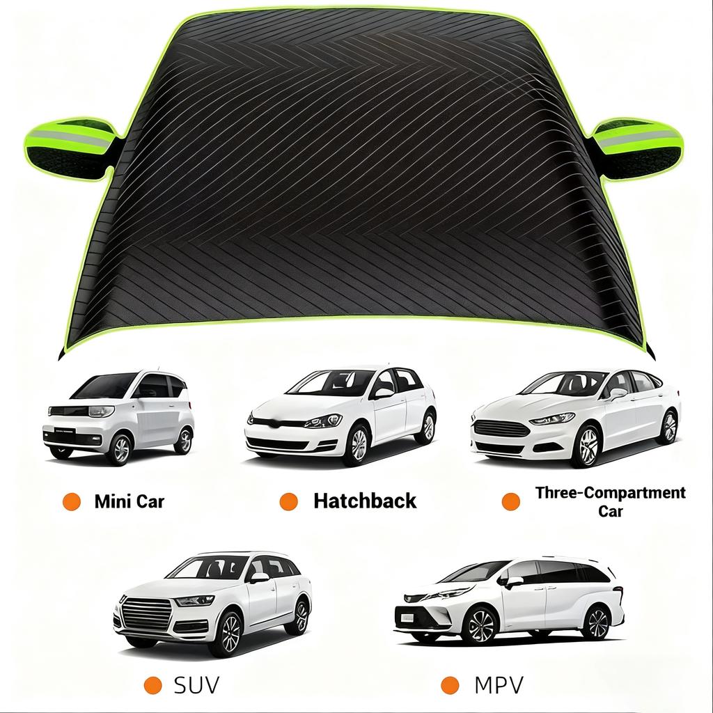 Magnetic Car Windshield Sunshade Snow Cover Frost Guard Uv Ice Protection Blocker For Most Vehicles