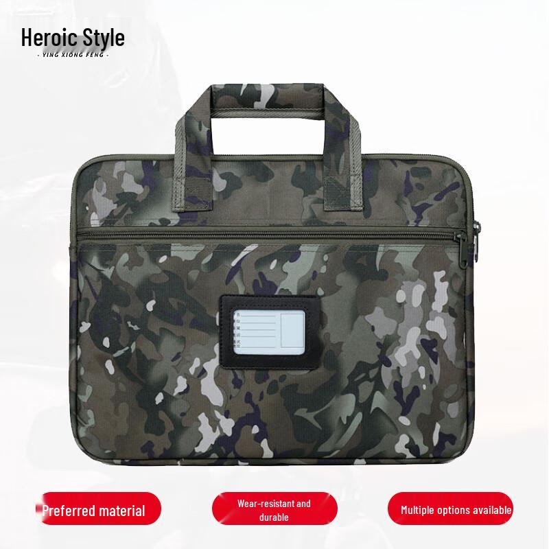 Ink Wash Summer Portable Document and Laptop Bag