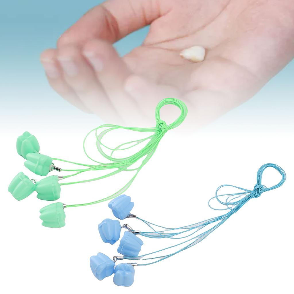 50 Pcs Tooth Saver Necklaces Portable Lost Teeth Saver Necklace Storage Cases for Kids
