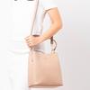 Coach Ville 26 Couleur Unie Cuir Seau Cabas Sac de Courses Porté Main Épaule Bandoulière Grand Sac Cabas Femme Marron 91122-IMRF6