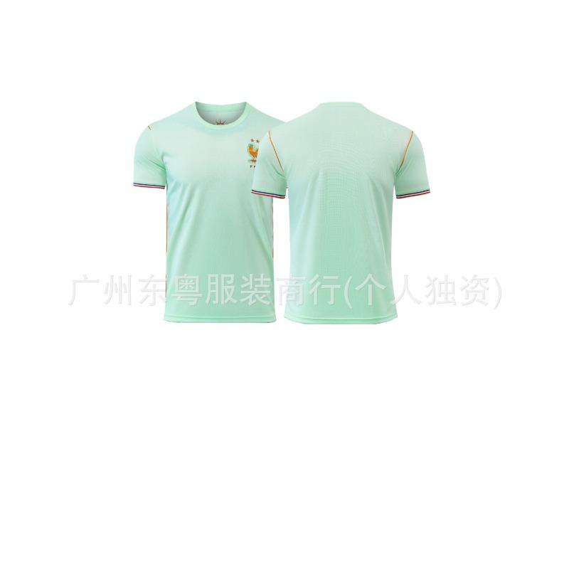 New Bar West Argentina Portugal Teeth France Belgium Jersey Adult Football Suit Club Short Sleeve T-Shirt