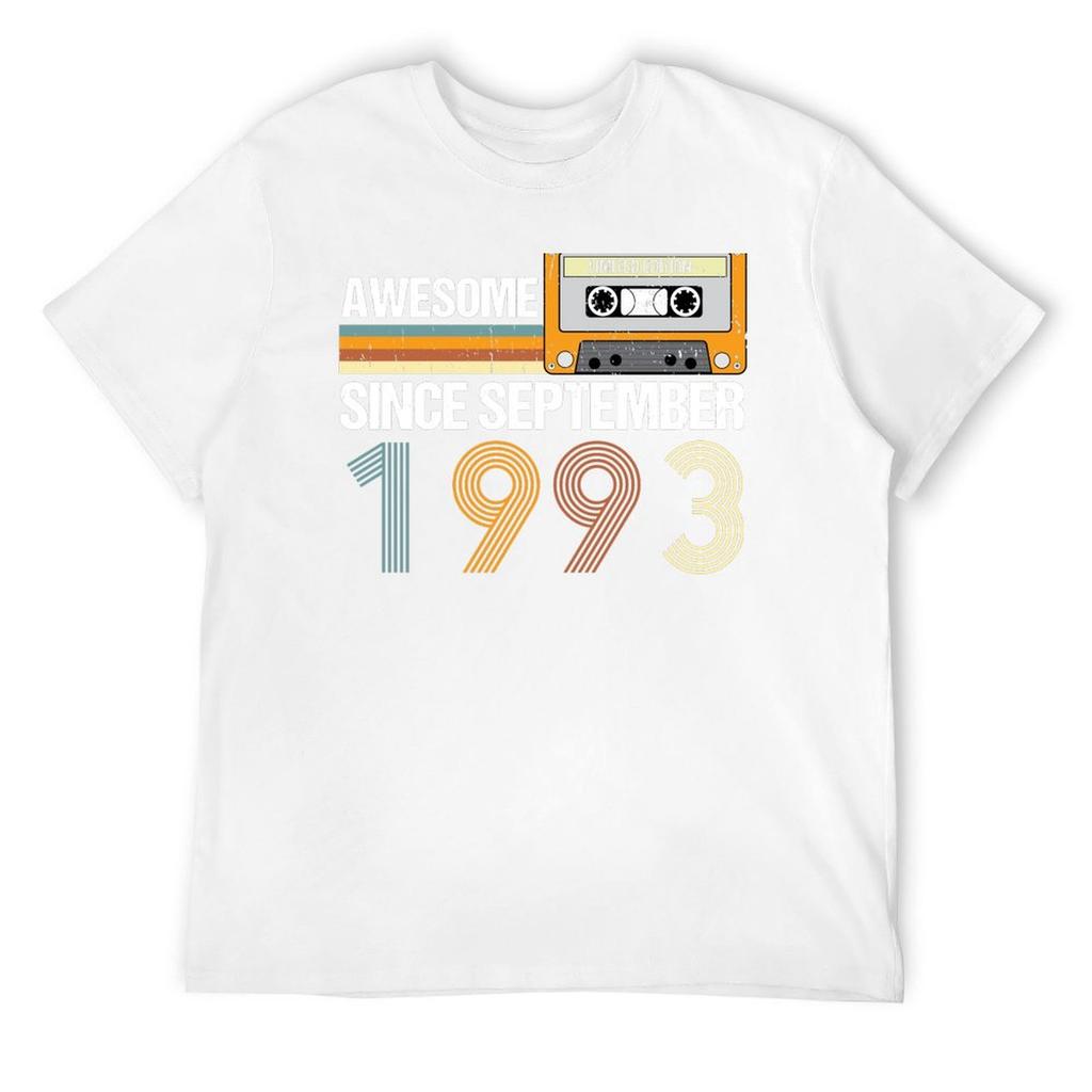 Awesome Since September 1993 29th birthday vintage September 1993 T-Shirt aesthetic clothes oversized t shirt cotton t shirt men