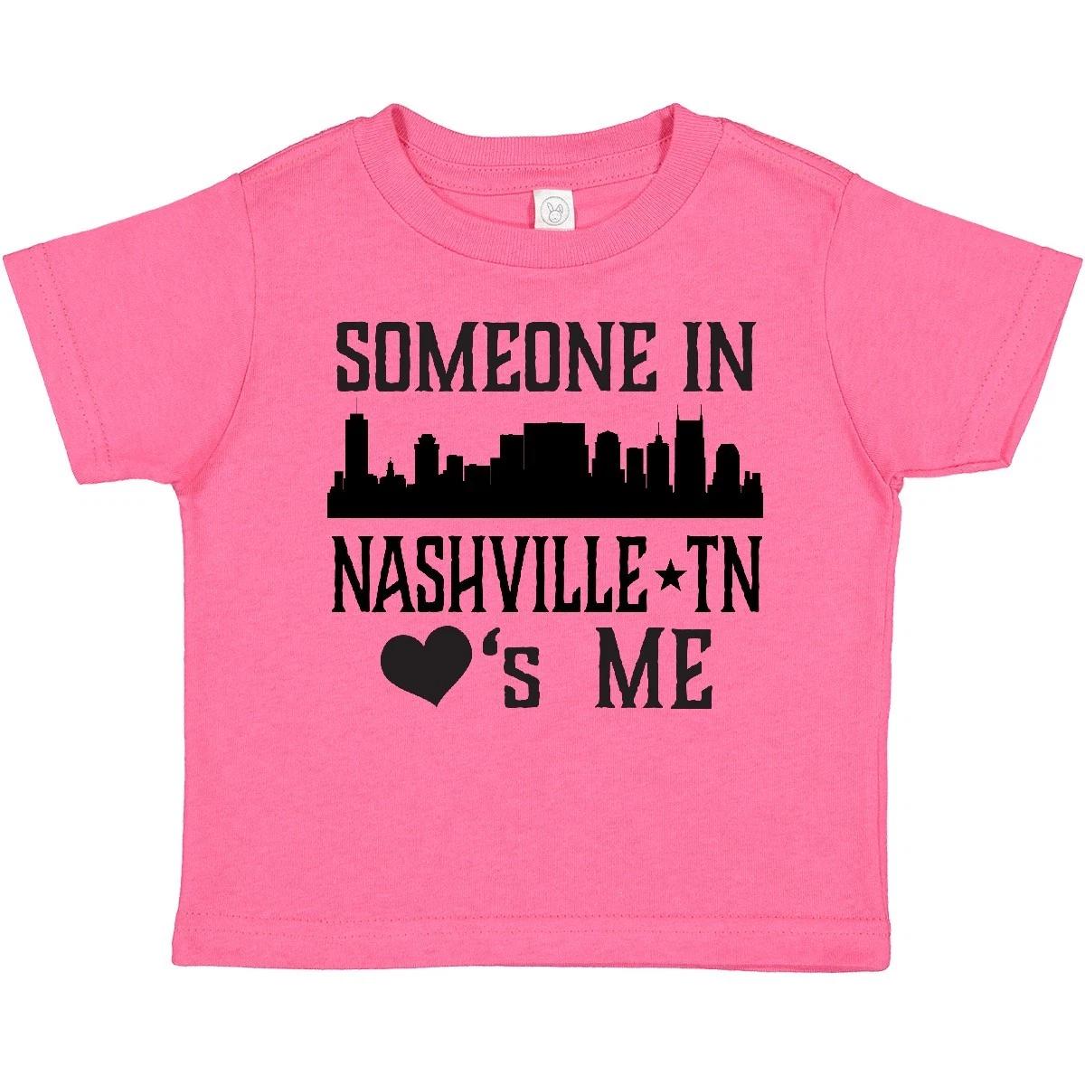 Inktastic Nashville Tennessee Someone Loves Me Skyline Toddler T-Shirt Cities U 120