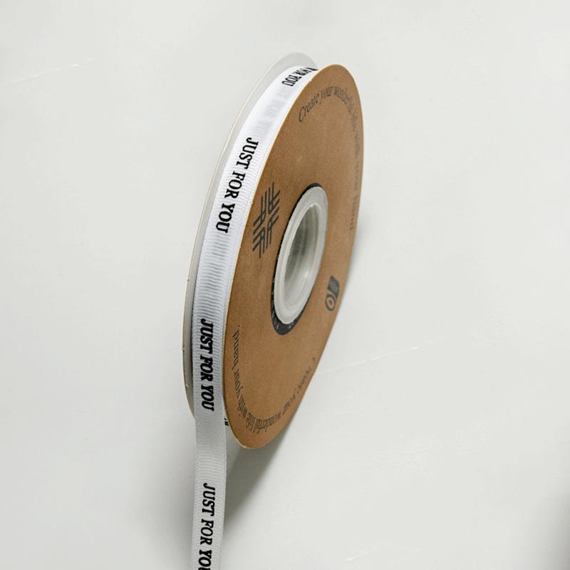 1cm Floral English Thread Ribbon for Gift Box & Cake Bouquet DIY