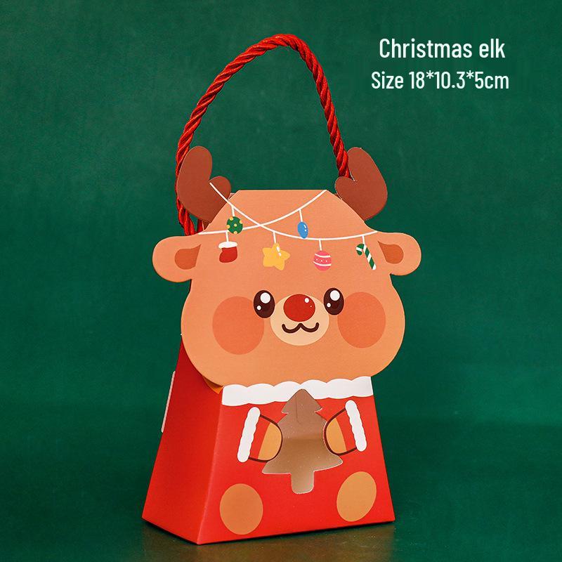Creative Christmas Cartoon Gift Box & Candy Bag for Kids