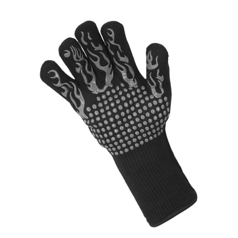 Heat-Resistant Flame Retardant Silicone BBQ Oven Gloves