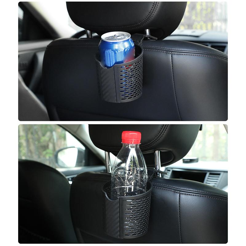 Car Cup Holder Box Drink Rack Storage Bin Universal Car Seat Back Water Cup Box Organizer