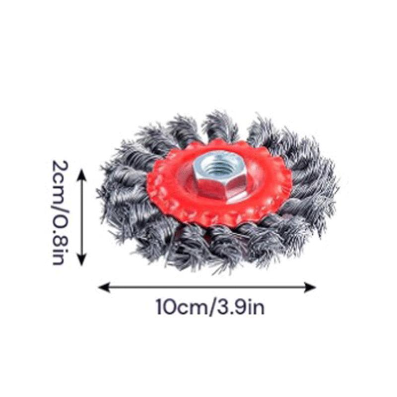 75/100Mm M14 Steel Wire Cup Brush Powerful Paint Removal Rotary Tool Twisted Steel Wire Wheel Abrasive For Angle Grinder Debu