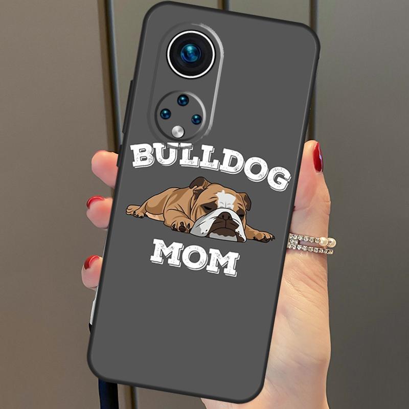 

Чехол с сердцебиением английского бульдога для Honor 50 Lite, чехол для Huawei P20 P30 P40 Pro, Nova 9 5T, P Smart 2021, 8X, 9X, 10i Honor 50 Lite